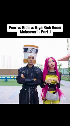 Poor vs. Rich vs. Giga Rich Room Makeover - Part 1