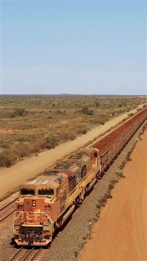 Massive Iron Ore Trains in Port Hedland