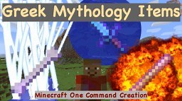 Greek Mythology Items One Command Creation Minecraft Map