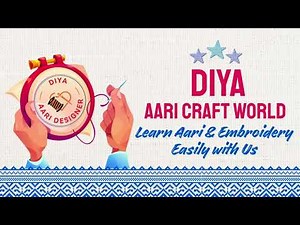 Learn Basic Aari Stitching | Aari Embroidery Tutorial for Beginners | Easy Aari Work Step by Step