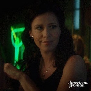 When you realize you can binge on Season 1 of American Woman On Demand and on the app... | American Woman