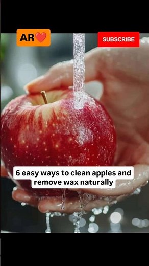 6 easy ways to clean apples and remove wax naturally