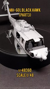 MH-60L Black Hawk US Special Forces Helicopter (Part 3) №48360 Scale 1/48 #icm #scalemodelling #hobby #scalemodelsworld #scalemodeling #scalemodels #scalemodel #plasticmodels #plasticmodel #modelbuilding #modelkits #modelkit #modelisimo #miniatures | ICM plastic model kits