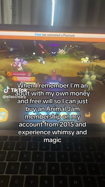 Buying an Animal Jam membership again from a 2015 account