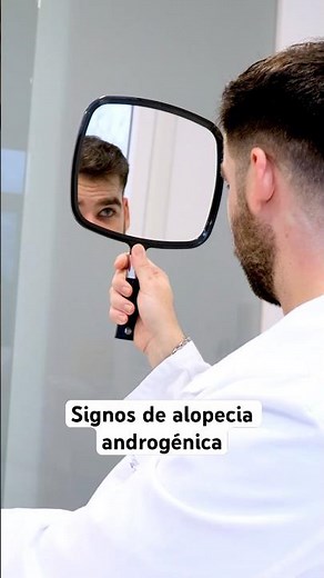 Si tienes alguno de estos síntomas capilares, podrías tener alopecia androgénica ⚠️
