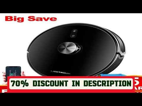 #Liectroux / LILIN X6 Robot Vacuum Cleaner,Laser System,Wet Dry Mopping,6500Pa, Multi-Floor Map,Zon