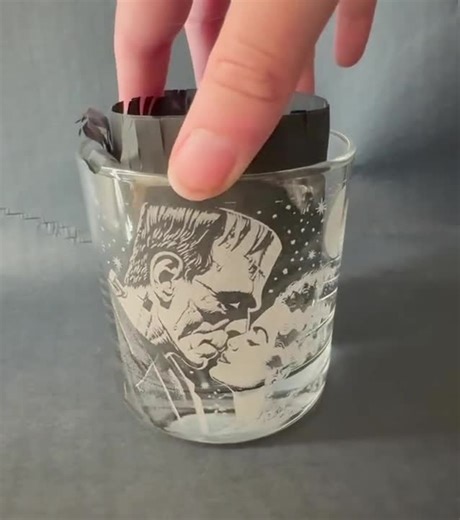 Frankenstein and Bride Engraved Glass - Etsy