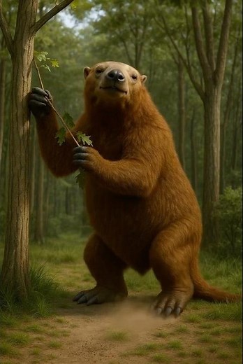 Meet Megatherium — the giant ground sloth 🦥