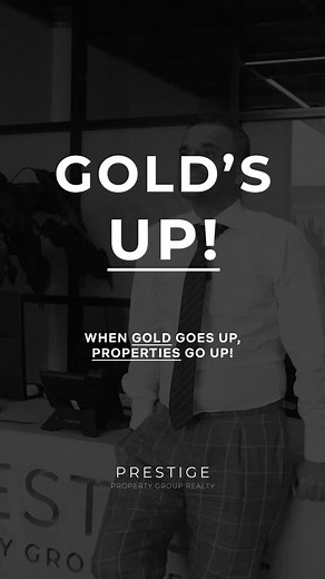 Gold goes up, property follows ☝️ #ramippg #prestigepropertygroup #viral #explore #explorepage | Rami Abdallah - Prestige Property Group Realty