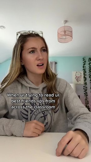 Reading My Best Friend's Lips Across the Classroom