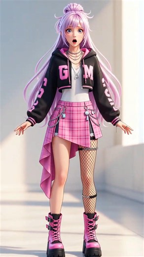 Gloomy Guy becomes Harajuku Girl [TG TF Animation | MTF]