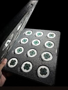 Storage Box / Protective Folder / Display Case with 24 Adjustable Coin Capsules | eBay