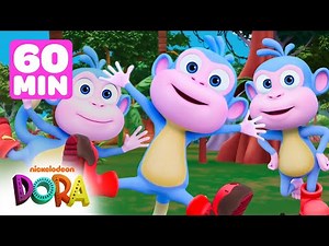 Boots Monkeys Around! #3 🐵 60 Minutes | Dora & Friends