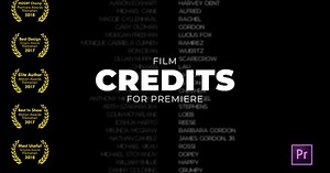 Minimal Film Credits Sequence for Modern Productions
