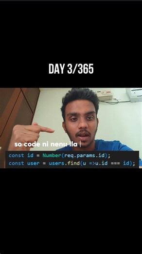 Adithya Atchyutanna on Instagram: "A small bug a big lesson.... Day 3 . . . . . . . . . . #discipline #documentary #programmer #codinglife #telugu"