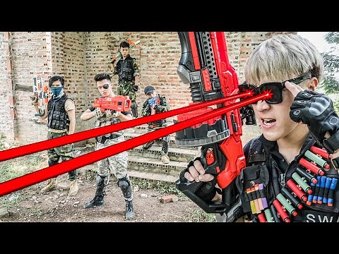 Captain Police Black Dragon Warriors Skill Nerf Guns / Fight Gangster Crime Bounty Hunter