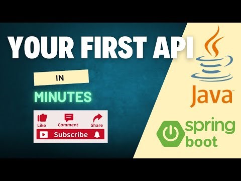 Build Your First API with Spring Boot