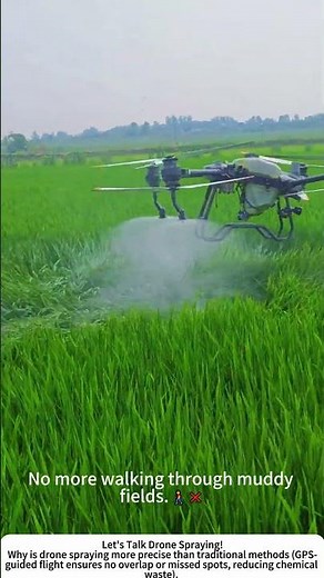 Remote‑Controlled Drone Spraying – Precision Agriculture in Action 🚁🌱