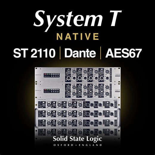 ST 2110, AES67, and Dante streams all routable directly from your SSL console. System T - The Solution to Your AoIP Revolution. Find out more about the unparalleled AoIP routing capabilities of the System T production platform here: https://bit.ly/SSLSystemTAoIP | Solid State Logic (SSL)