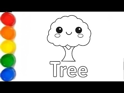 T is for Tree! Let’s learn the letter T while drawing a tall, green tree today