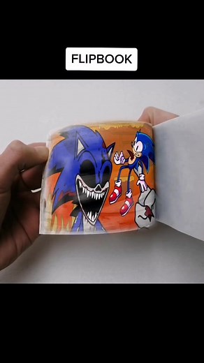 Boyfriend vs. SONIC.exe 2.0 Flip Book Animation