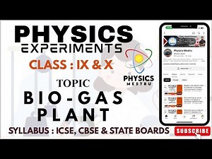 Biogas Plant – Experimental Demonstration | Virtual Lab | Class 10 Science| @Physics_Mestru​