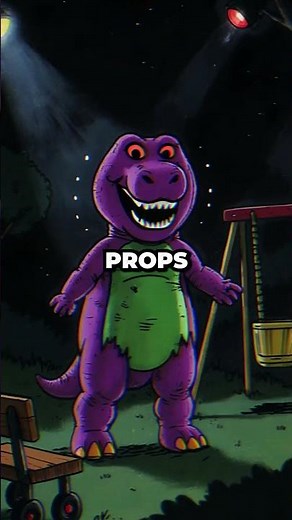 The Cursed Barney Costume: The Haunted Origin of a Children’s Show #story #horrorstory #shorts