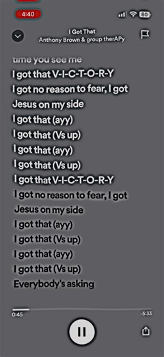 I got that V-I-C-T-O-R-Y 🙌🏾👏🏾#spedup #Jesuslovesyou #foryoupage #fypシ #spedupaudios #foryou #fypdongggggggg #omgspeduplyrics #goepelmusic #omglyrics #Godbless