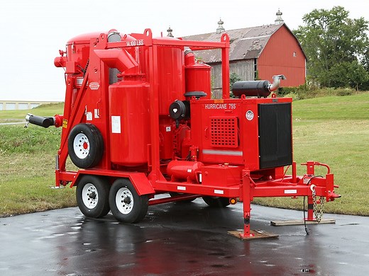 Hurricane 755 Trailer-Mounted Vacuum | Industrial Vacuum Equipment Corporation