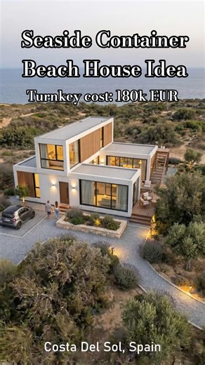 Amazing Seaside Container Beach House