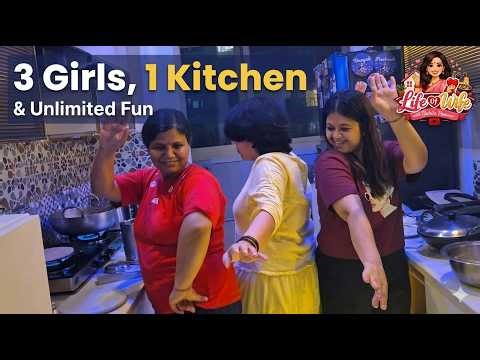 Food, Fun & Friendship ❤️ | 3 Best Friends Cooking & Dancing Together | Fun Kitchen Vibes 💃🍳