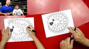 How To Draw A Blowfish - Art For Kids Hub -
