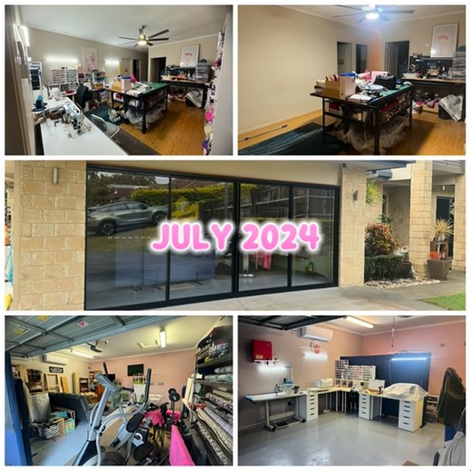 TBL Designs on Instagram: "So it's been 18 months since I moved into the garage 🥳 and my workspace just leveled up with a compactus file installation. Huge thanks to the team who helped! Did you spot a new machine? 😉 Will give it a whirl soon. Finally got back to work this arv and I'm absolutely loving my new space 💖"