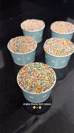 Viral dot cakes at home 💫🤭