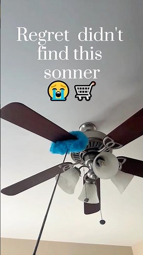 ✨ Clean Your Ceiling Fan Without a Ladder