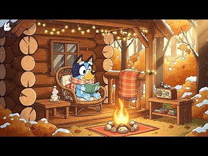 Bluey’s Early Winter Campfire ❄️Bluey’s Lofi Study Vibes 📖 Relaxing Lofi Beats for Focus