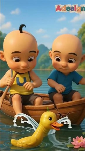 bebek berubah jadi cacing 😱#upinipin #lucu #upinipinselamanya #shortvideo