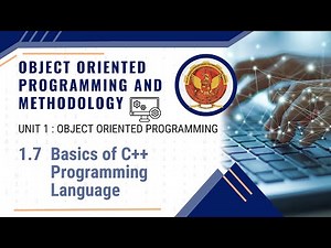 1.7 Basics of C++ Programming Language | CS305/CS504(B) |