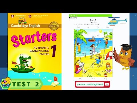 [ Starters 1 - TEST 2 ] Authentic Examination Papers | Listening Test 2 (With Answers Key)