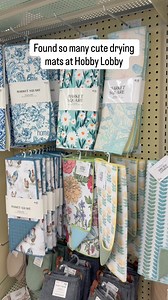 Loving all the different options Hobby Lobby has for the drying mats! Just make sure you are good with the direction of the print if you are making a basket 😉 #sewing #sewingproject #hobbylobbyfindsk | Sew Millie Mae