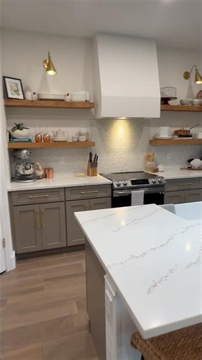 Step Inside This Cozy and Stylish Open Kitchen Floor Plan