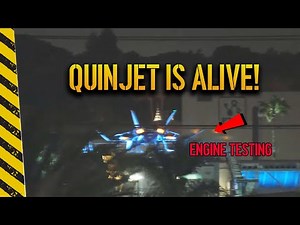 Quinjet testing at Avengers Campus | Disneyland Construction and Ops Update 2021-05-20