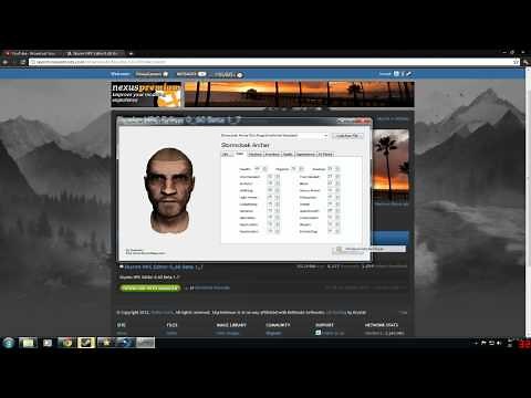 Skyrim How To Edit Your Own Npc / NPC Editor