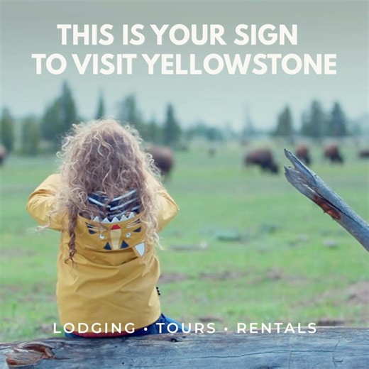 This is your sign to visit Yellowstone. Lodging, tours, rentals, and more. We make trip planning easy. | Yellowstone Vacations