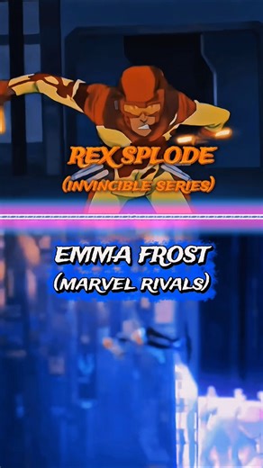 Rex Splode vs Emma Frost#edit#marvel#invincible#shorts