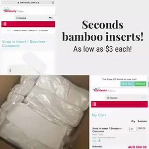 Take advantage of our flat rate Express Post (Australia only) and give your nappies a new lease on life with some new absorbency inserts! Perfect for pockets, to lie inside covers, or snap into our nappies of course! 😎 Why so cheap? We have so many 1000s of these can't fit in through the door. Literally! Grab 'em quickly before we come to our senses 😜 #flatrateshipping #expresspost #bambooty #bambooinserts #clothnappies | bambooty - the baby happy nappy