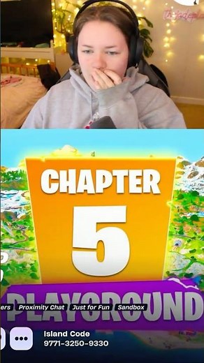 Chapter 5 Season 1 Map in Creative! 😍 #fortnite #shorts