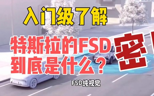 入门级了解特斯拉的FSD到底是什么？如何工作的？