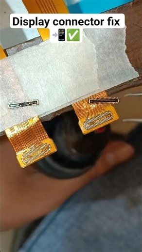 display connector fix 📲✅. #smartphone #mobilephonerepair #displayrepair #viral #shortsfeed #newpost