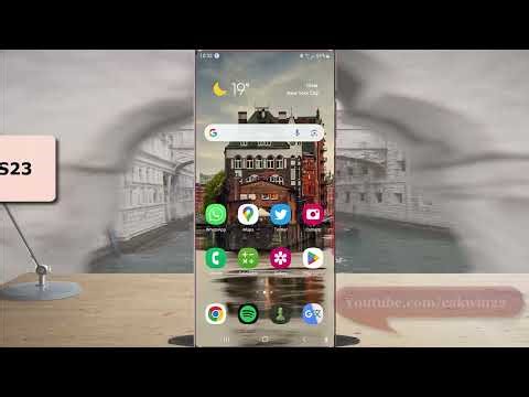 Samsung Galaxy S23 Ultra : How to enable bubble notification to display conversation in bubble view